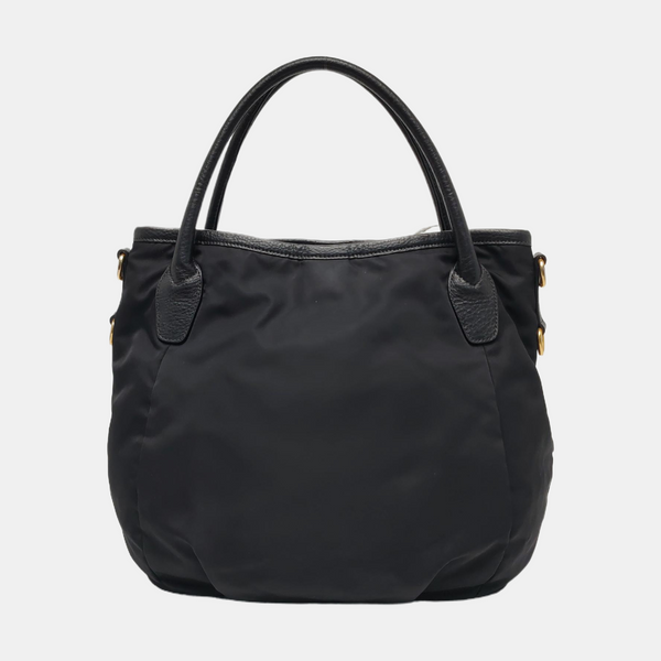 Nylon Tote Bag Black