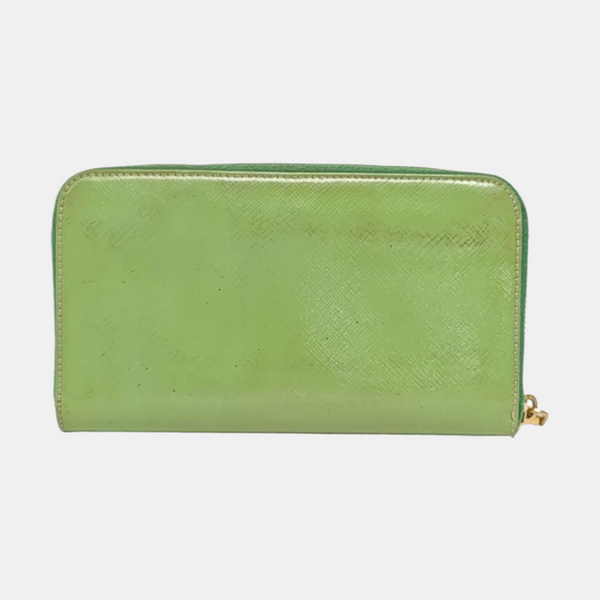 Saffiano Calfskin Wallet Green