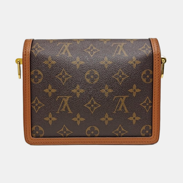 DAUPHINE Mini Monogram Coated Canvas Brown