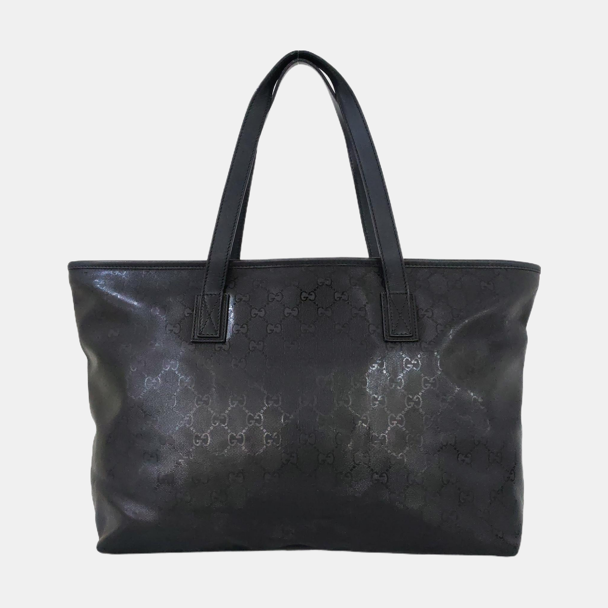 GG Imprime Monogram Coated Canvas Black
