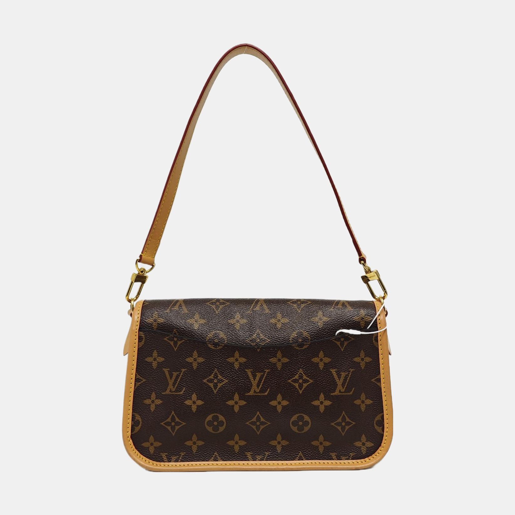 DIANE Monogram Coated Canvas Brown