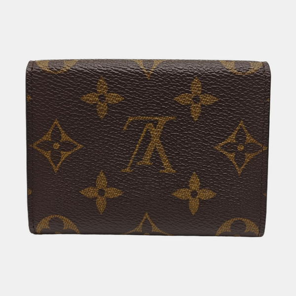 ENVELOPPE Monogram Coated Canvas Brown Card Holder