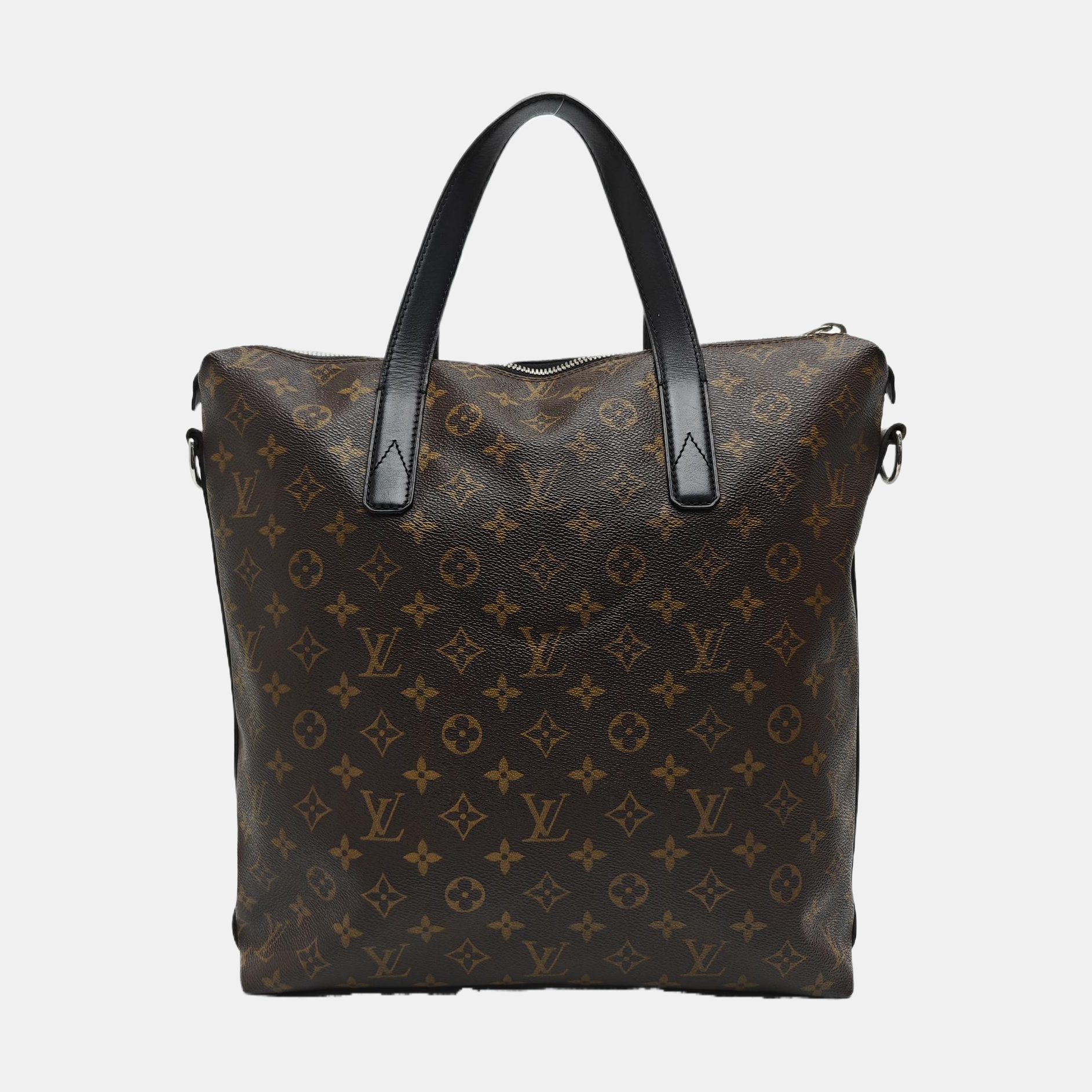 KITAN Monogram Coated Canvas Brown