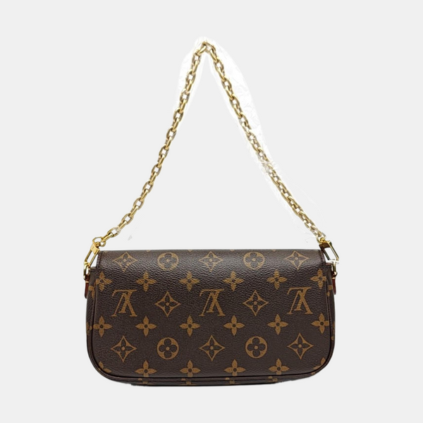 IVY Monogram Coated Canvas Brown