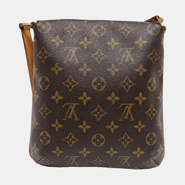 MUSETTE TANGO PM Monogram Coated Canvas Brown