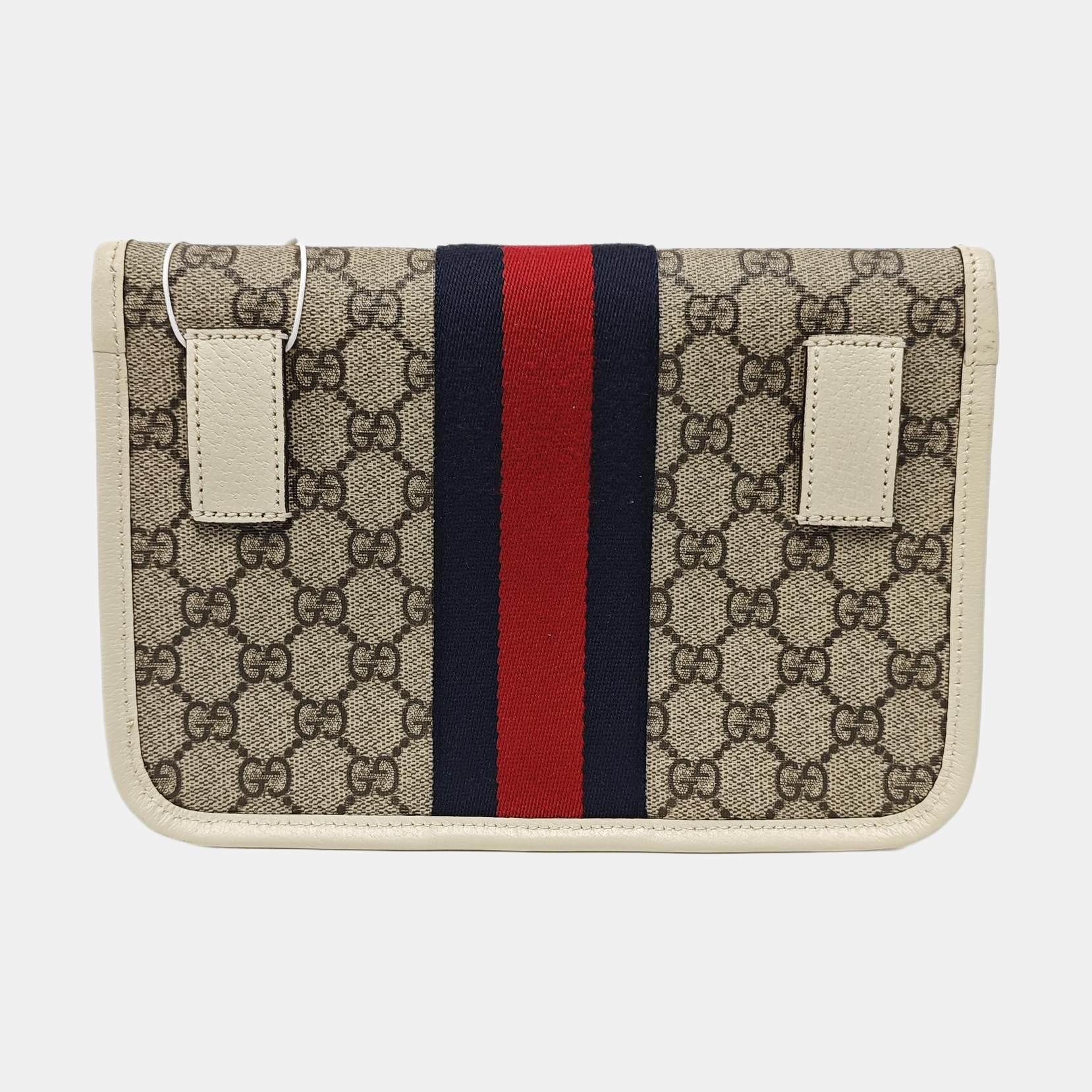 Ophidia Mini Monogram Coated Canvas Beige