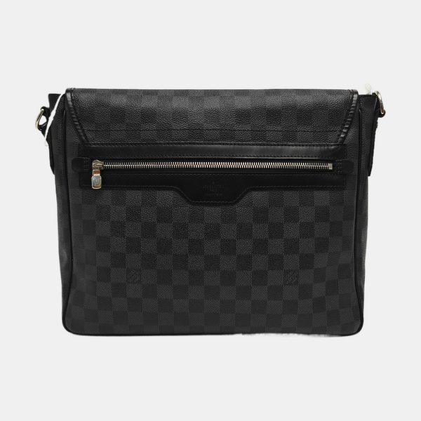 DANIEL Damier Graphite Coated Canvas Gray