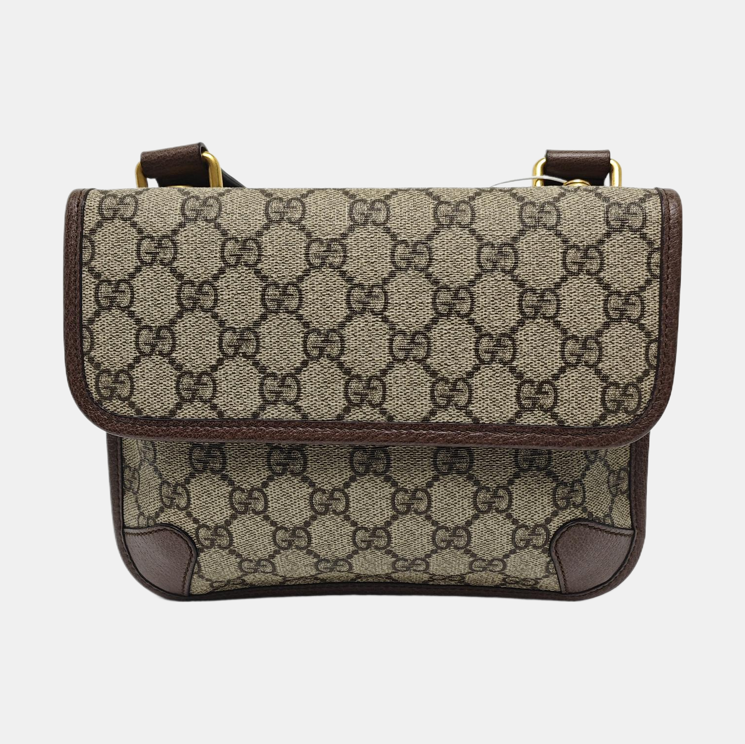 Neo Vintage Small Monogram Coated Canvas Beige