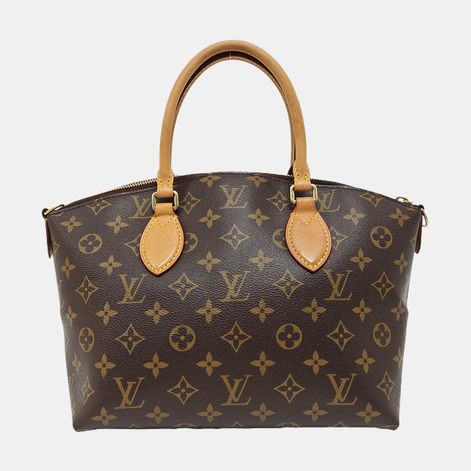 BOETIE PM Monogram Coated Canvas Brown