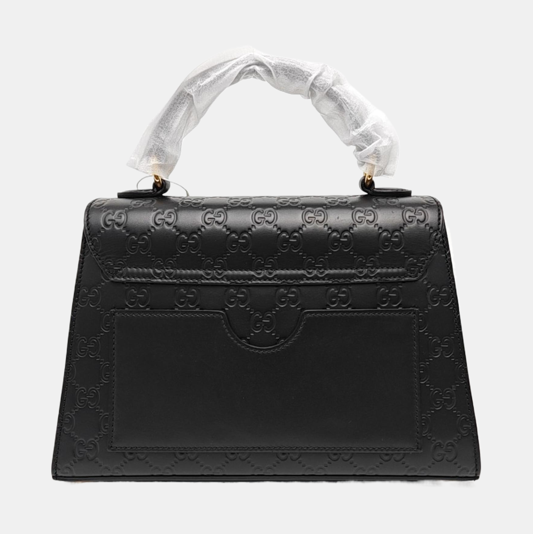 Padlock Small Calfskin Black