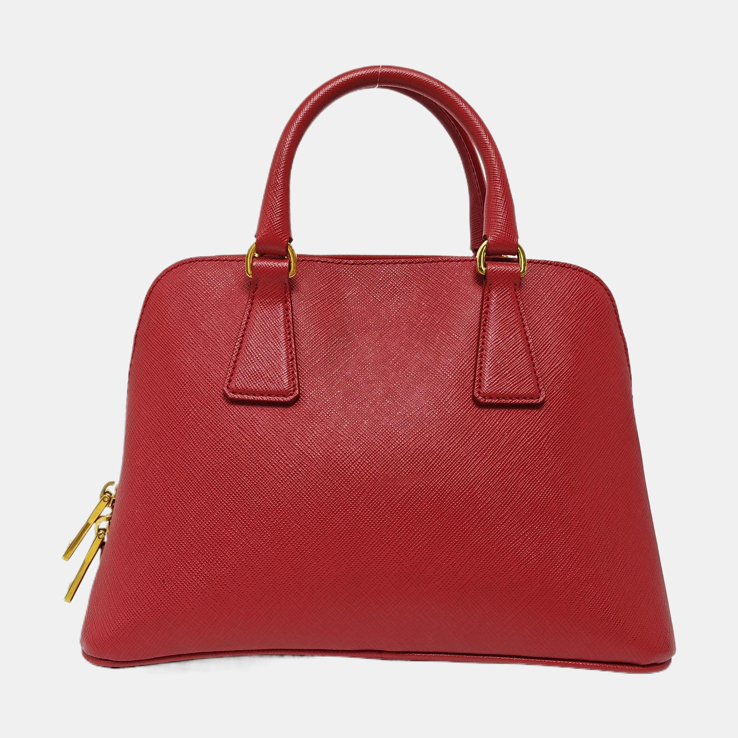 Promenade Small Saffiano Calfskin Red