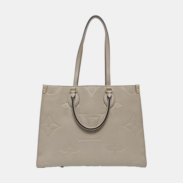 ONTHEGO MM Monogram Calfskin Gray