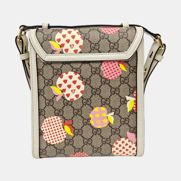 Monogram Coated Canvas Shoulder Bag Beige