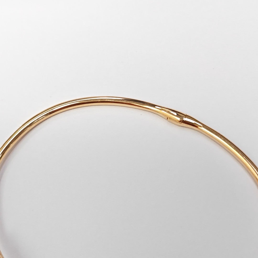 Jeux De Liens 18k Rose Gold Bangle