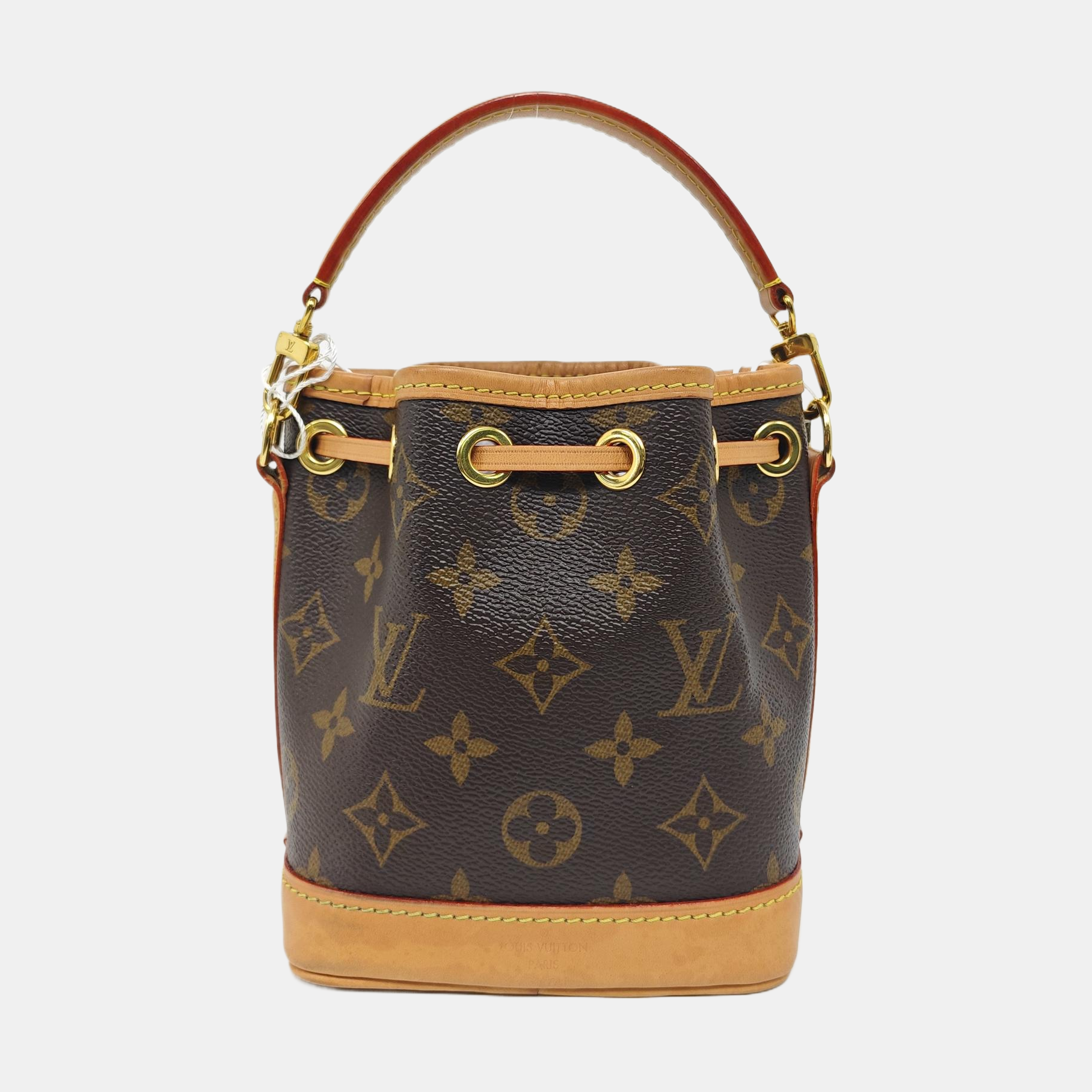 NOÉ Nano Monogram Coated Canvas Brown