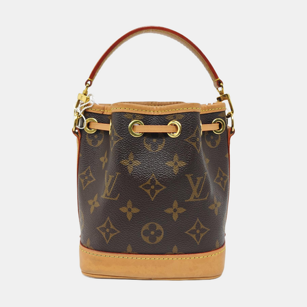 NOÉ Nano Monogram Coated Canvas Brown