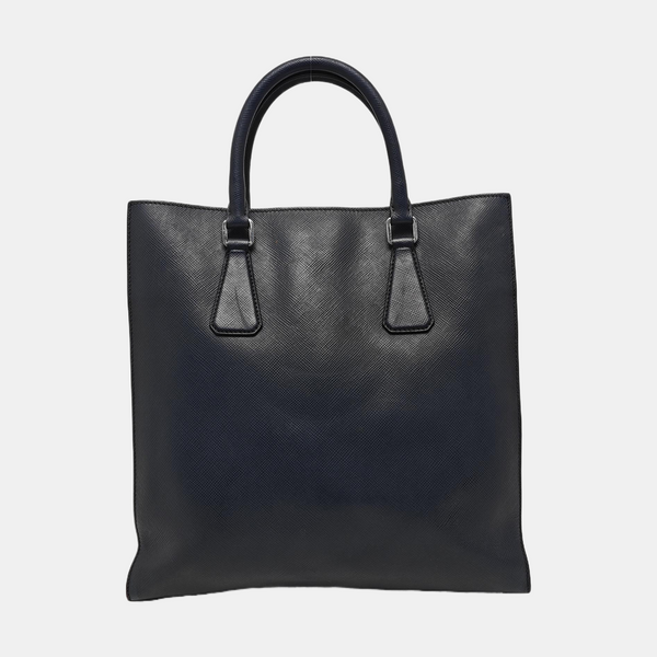 Calfskin Tote Bag Blue