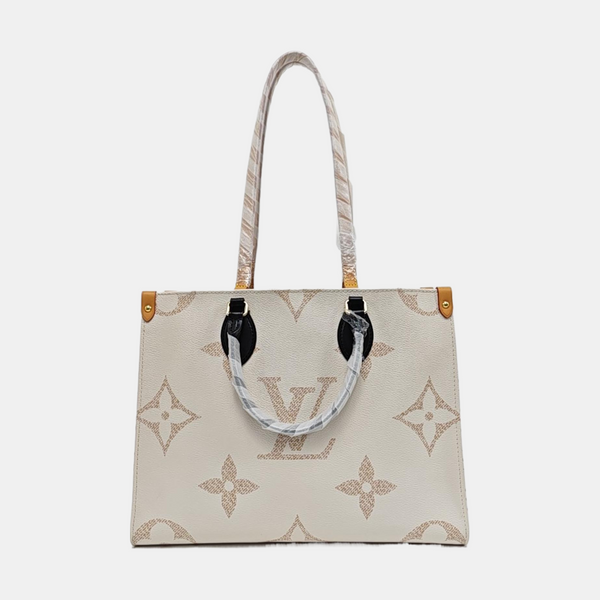 ONTHEGO MM Monogram Coated Canvas White