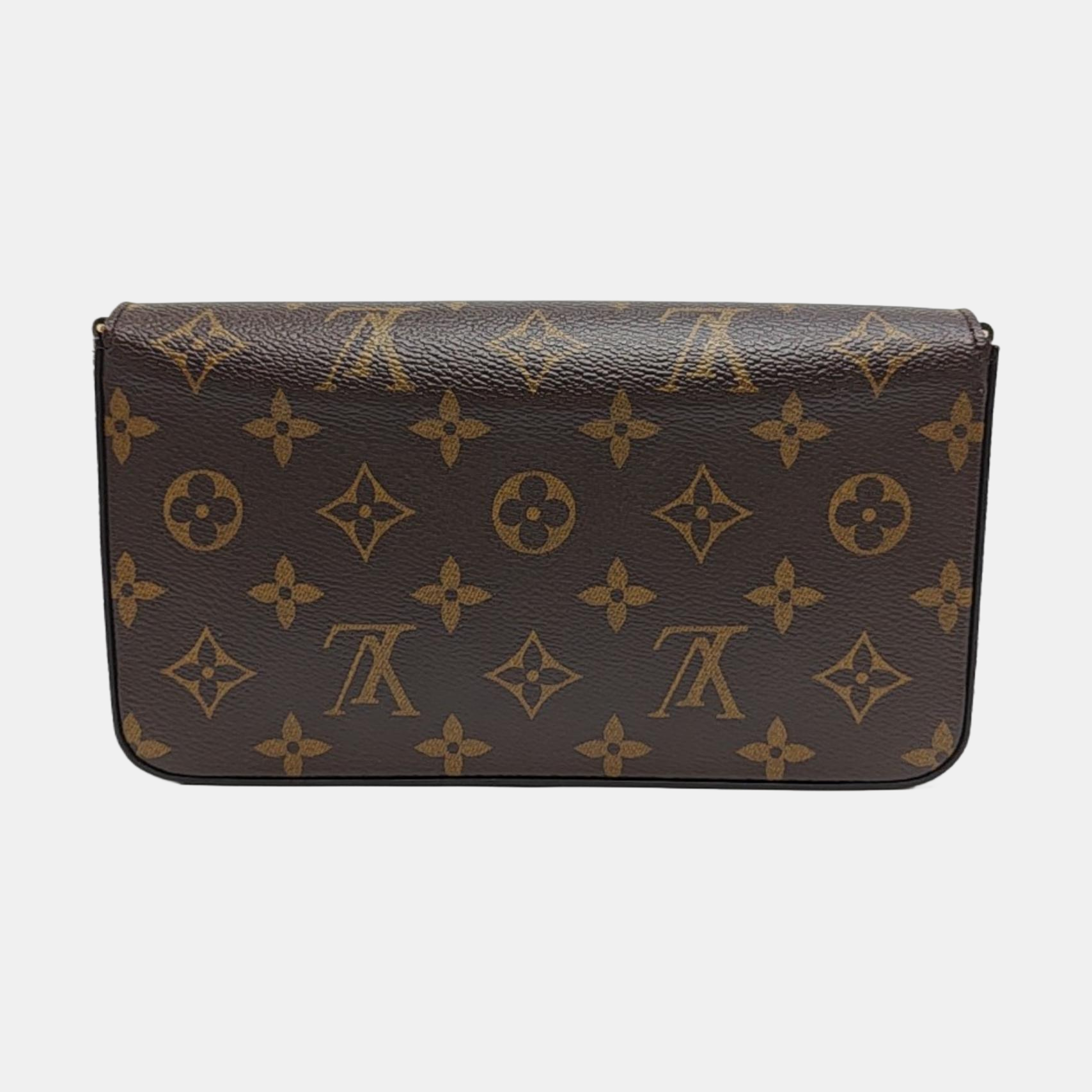 FÉLICIE Monogram Lona Revestida Marrón