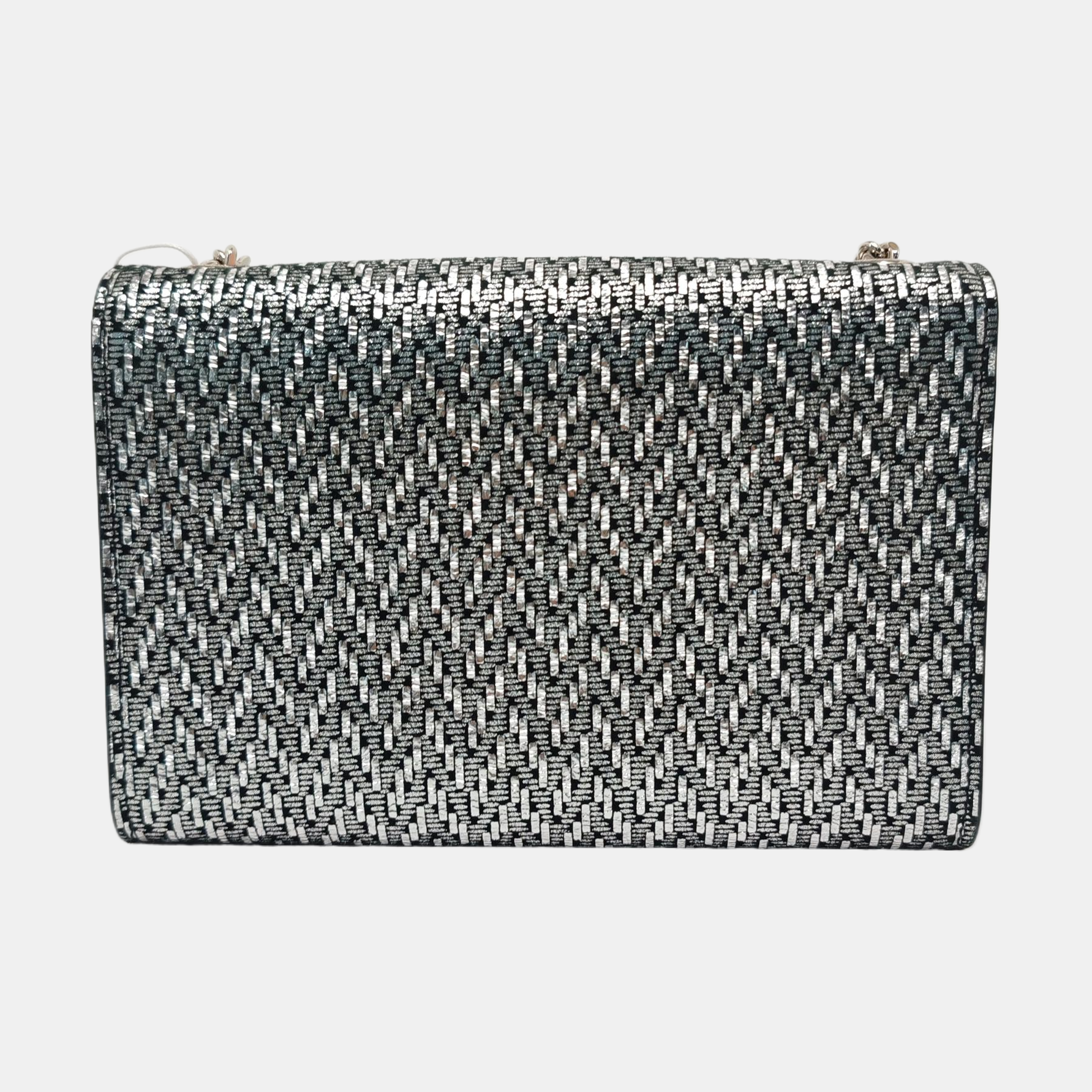 Authenticated pre-owned  KATE Small Calfskin Silver - Shoulder Bag at Looply