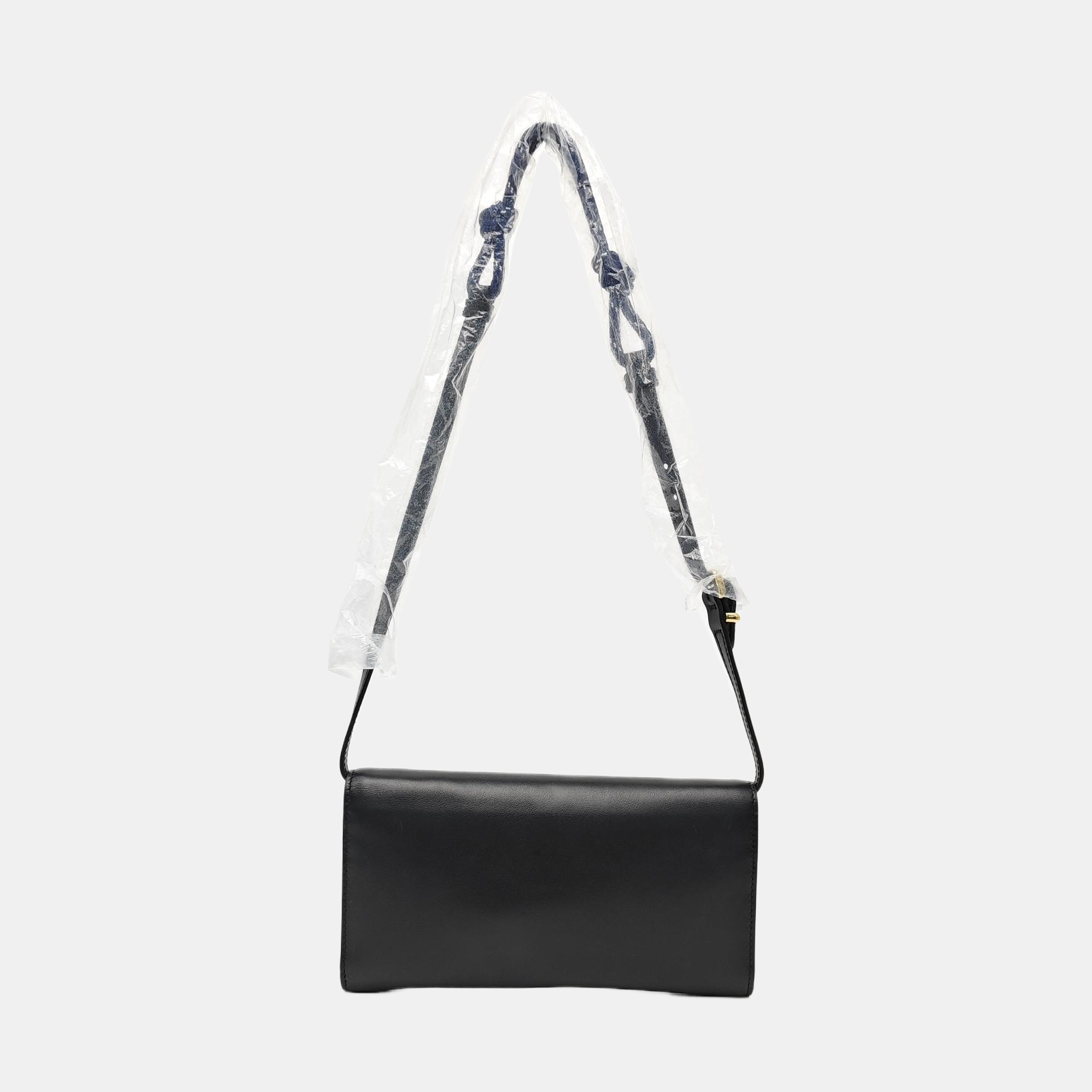 Calfskin Shoulder Bag Black