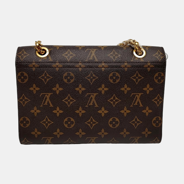 VICTOIRE Monogram Coated Canvas Brown