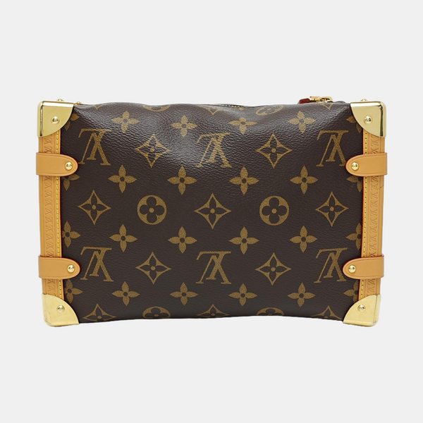 SIDE TRUNK MM Monogram Coated Canvas Brown