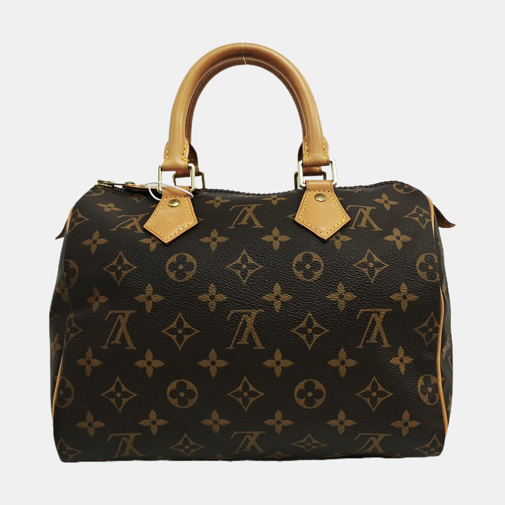 SPEEDY 25 Monogram Coated Canvas Brown