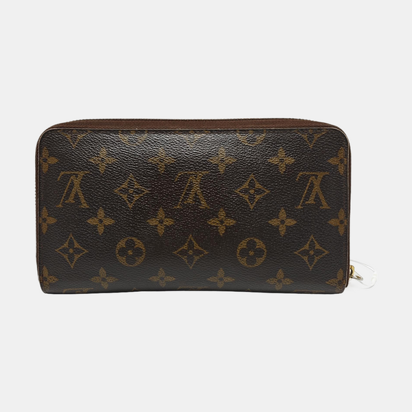 ZIPPY Monogram Coated Canvas Brown Wallet