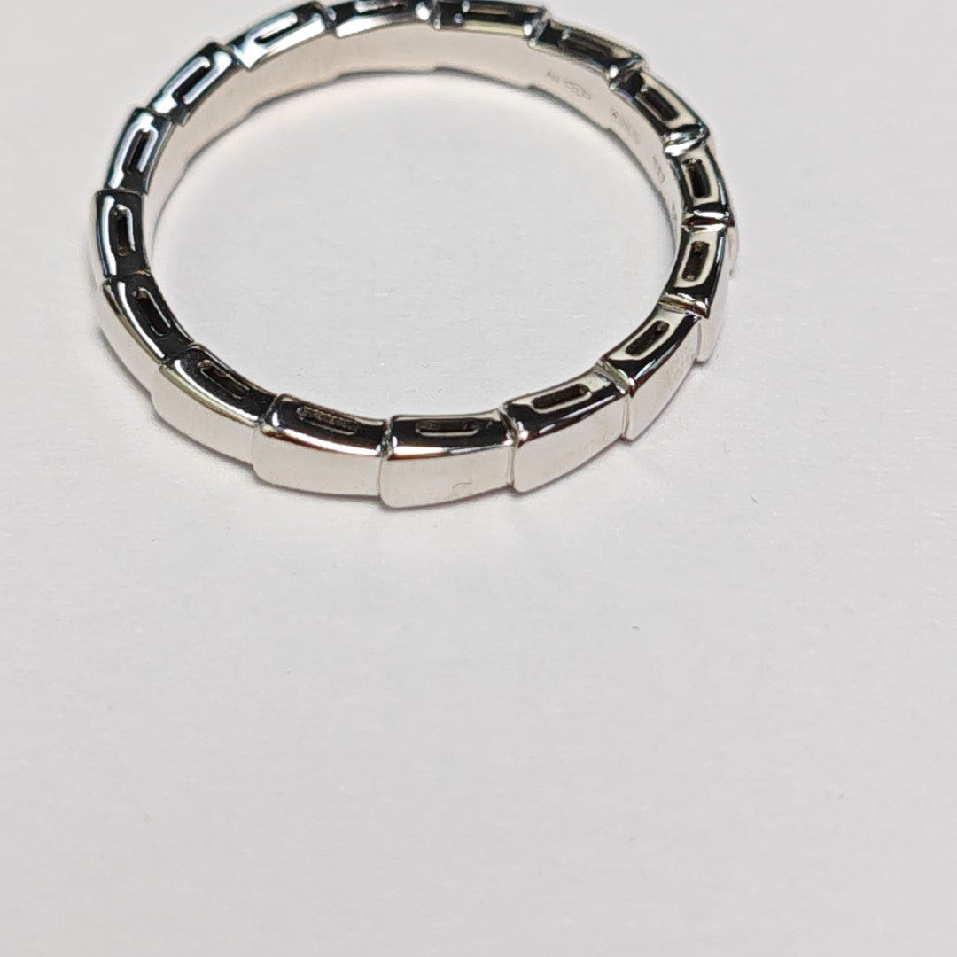 SERPENTI 18k White Gold Silver Ring EU 65