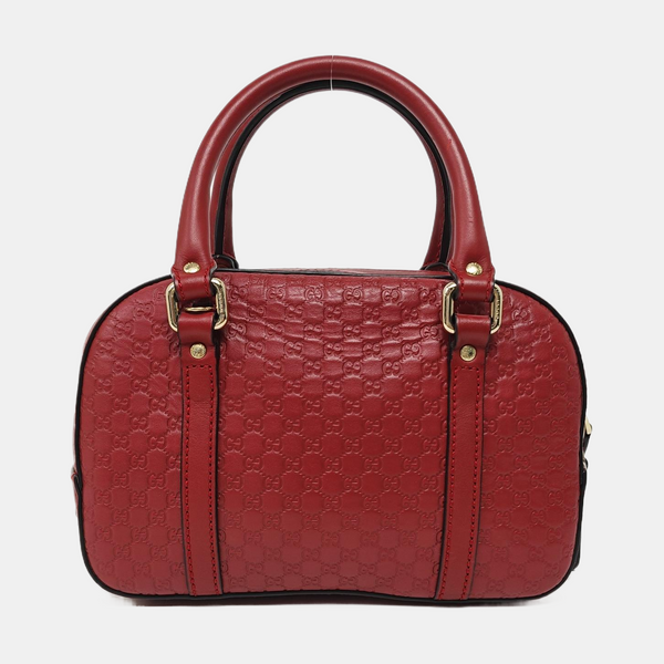 Ligne Shima Monogram Calfskin Red