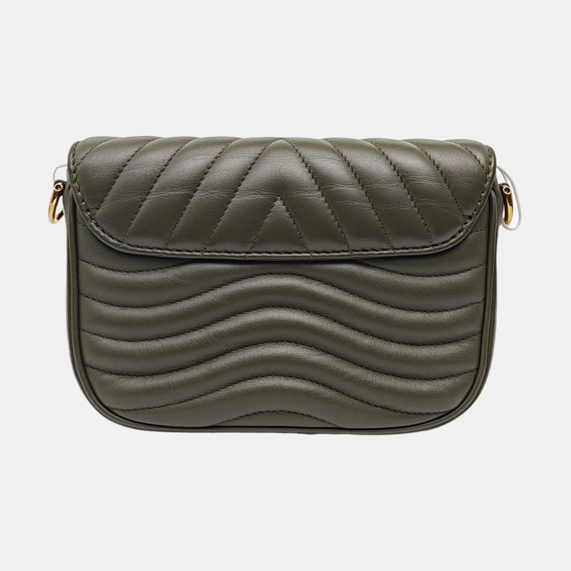 NEW WAVE Quilted Calfskin Green
