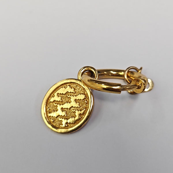 Metal Gold Earrings