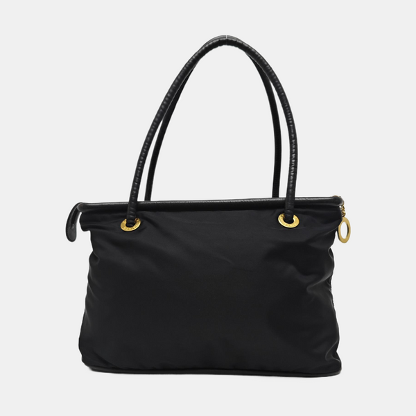 Nylon Tote Bag Black