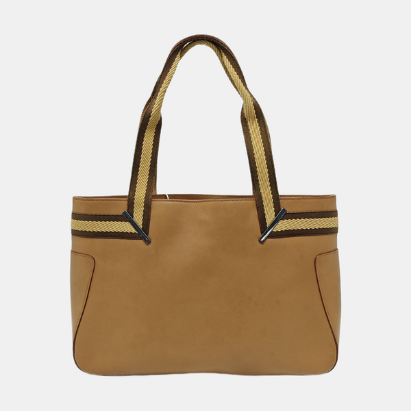 Calfskin Tote Bag Brown