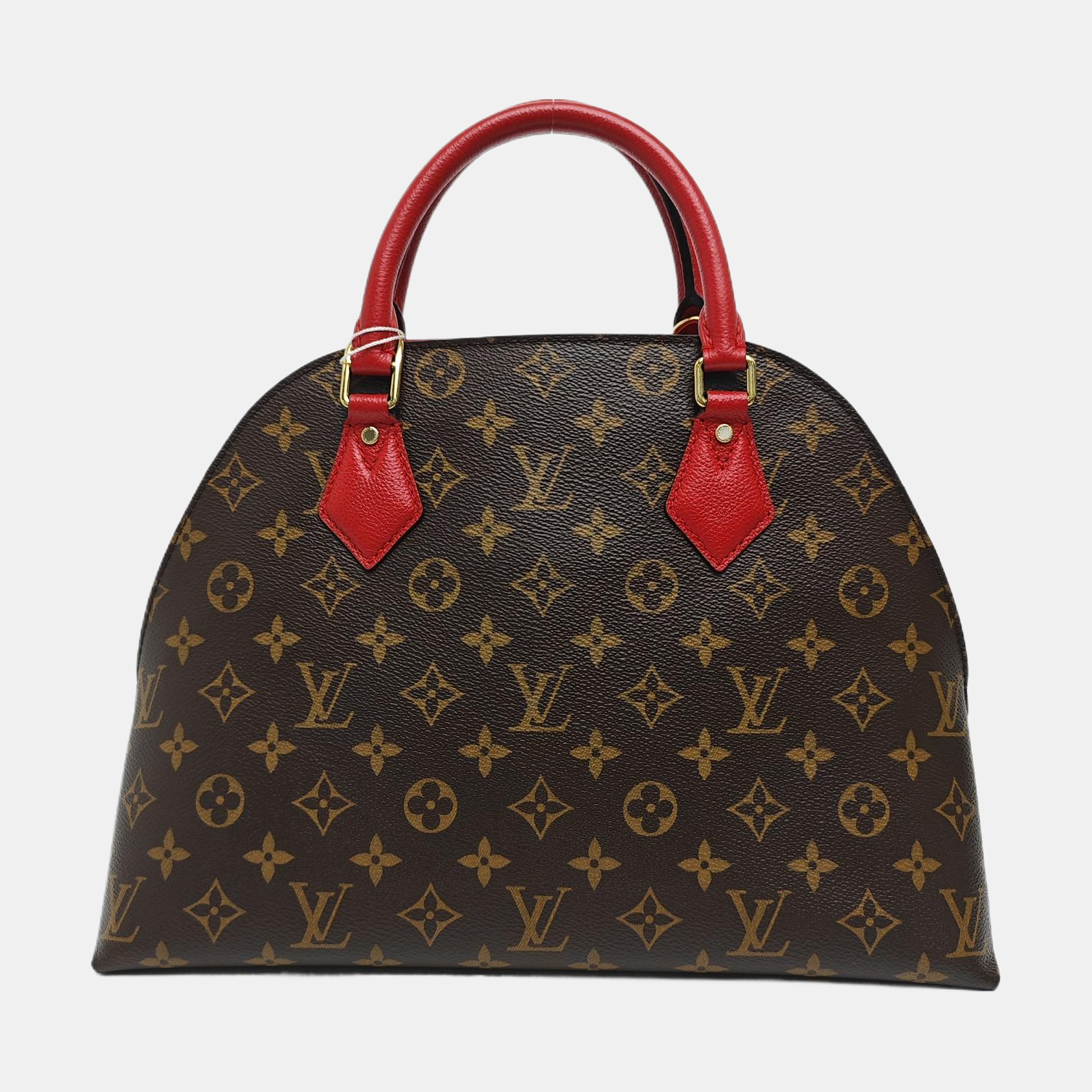ALMA BNB MM Monogram Coated Canvas Brown