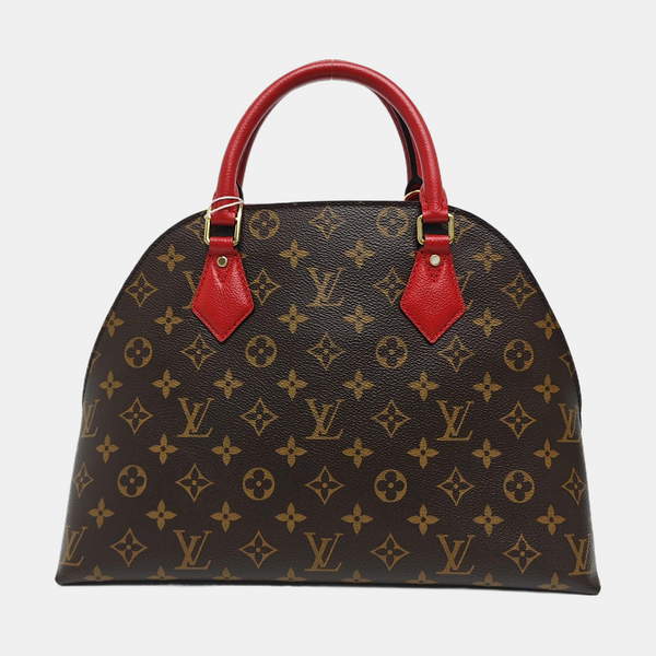 ALMA BNB MM Monogram Coated Canvas Brown