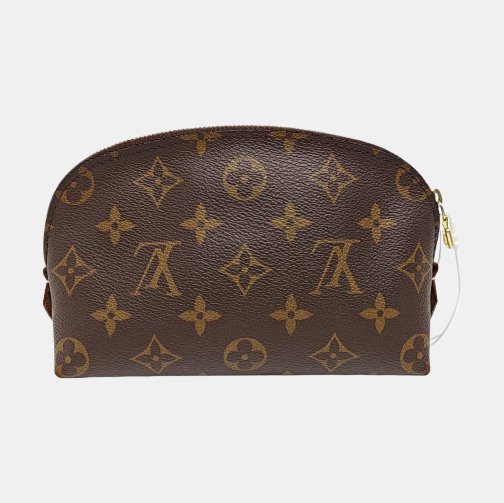 COSMETIC PM Monogram Coated Canvas Brown