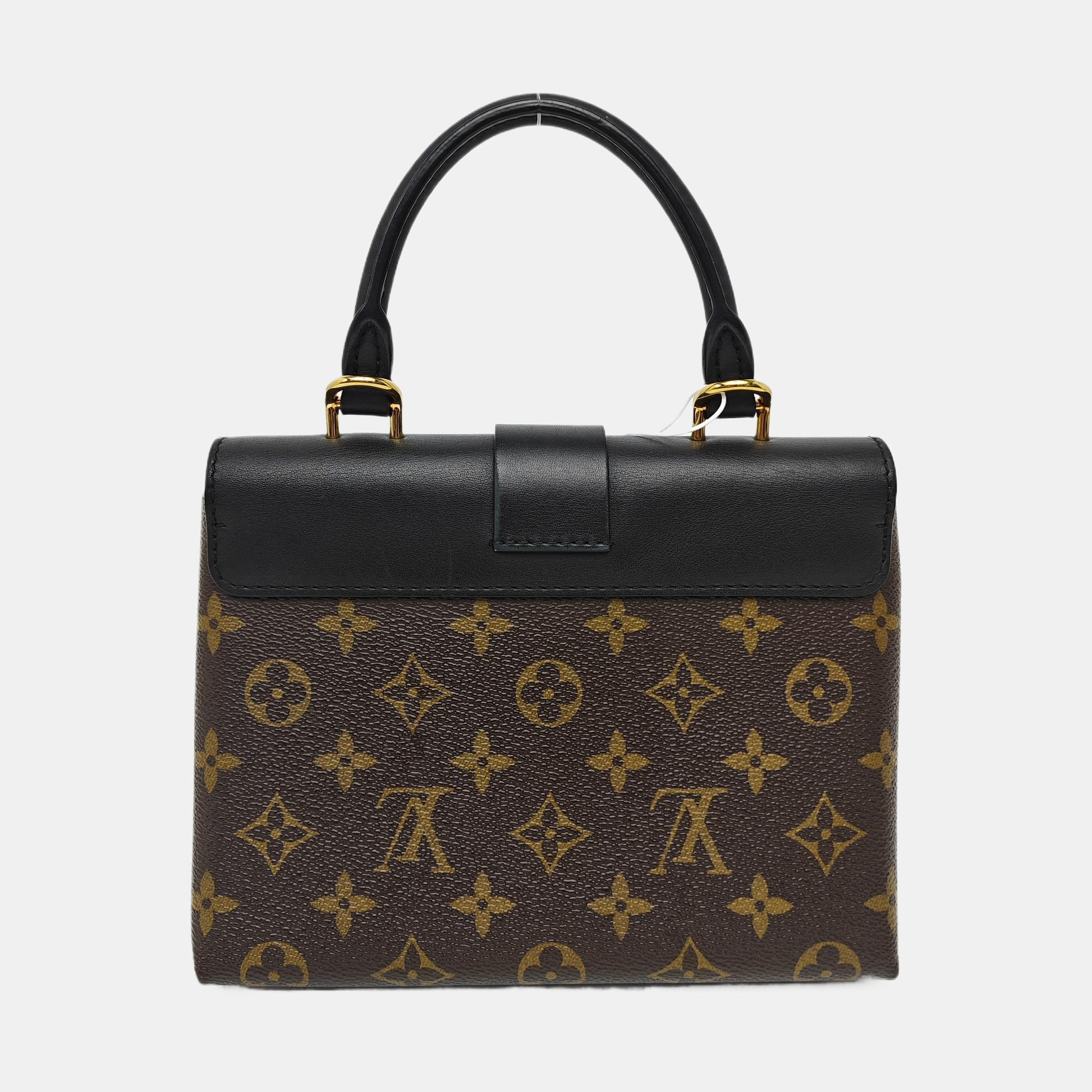 LOCKY BB Monogram Coated Canvas Brown