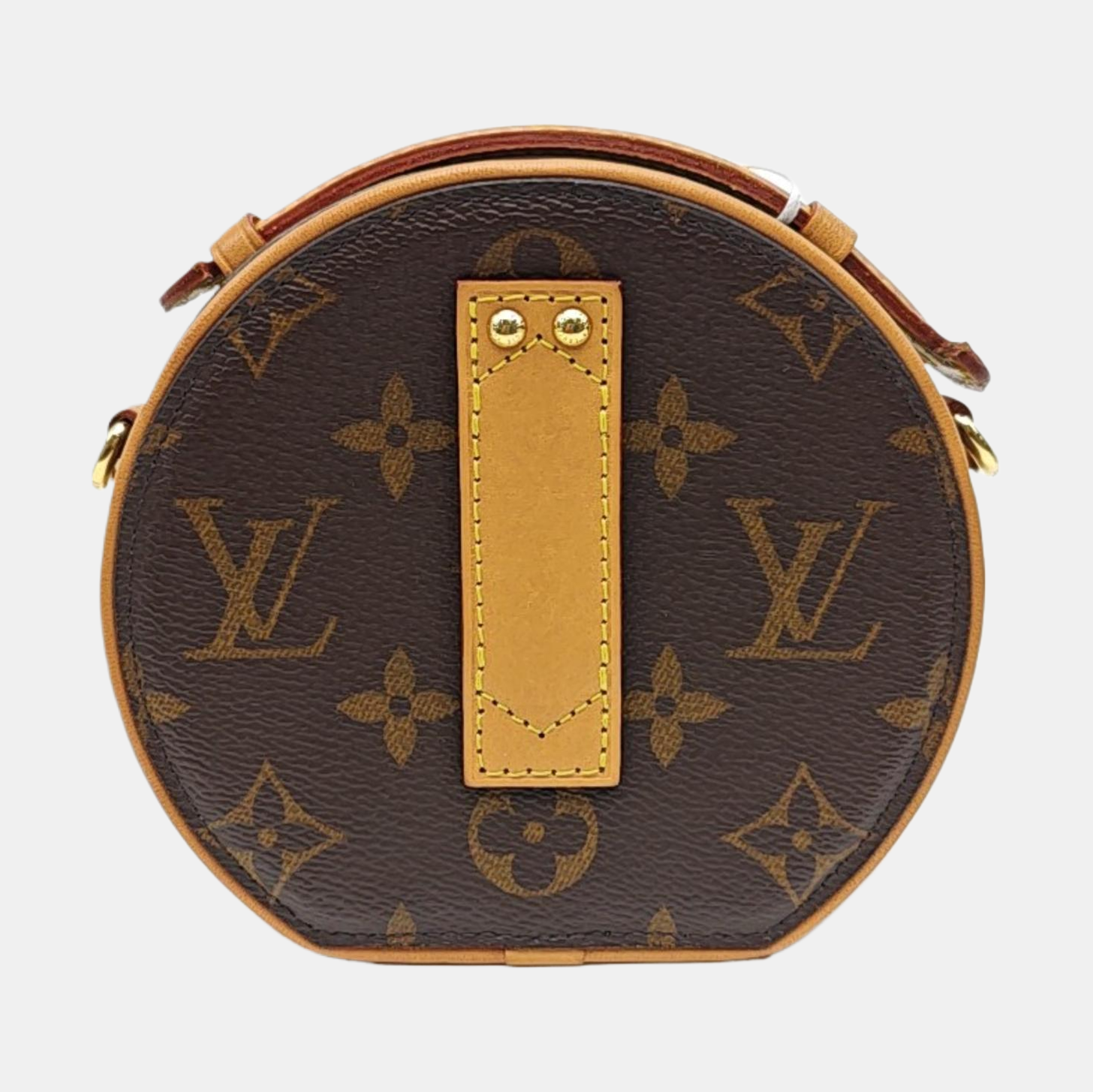 BOITE CHAPEAU Mini Monogram Coated Canvas Brown