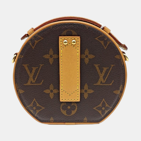 BOITE CHAPEAU Mini Monogram Coated Canvas Brown