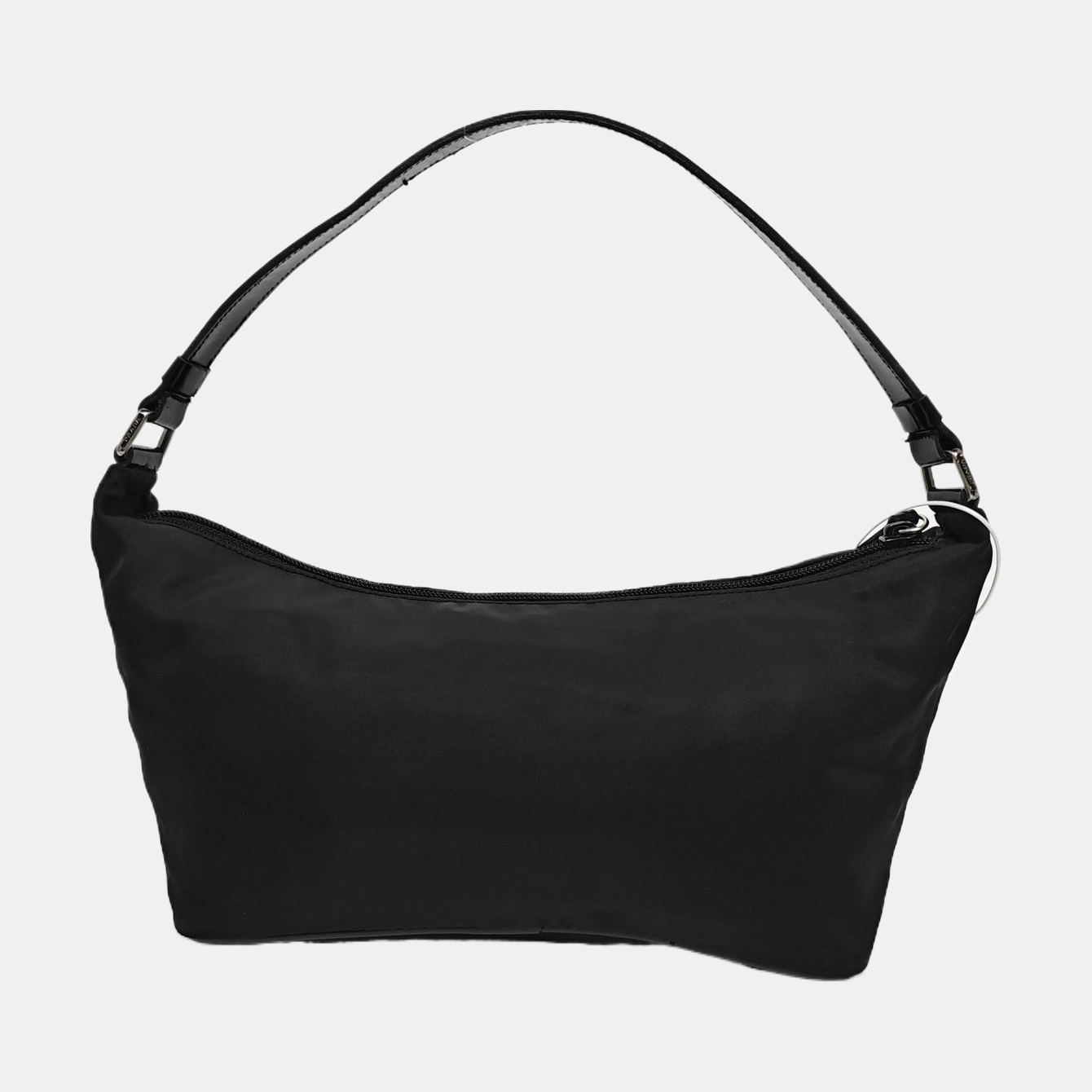 Nylon Shoulder Bag Black