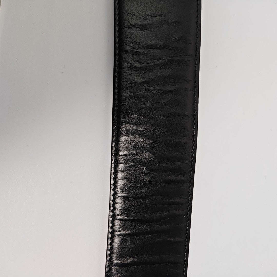 Leather Waist Cincher Black