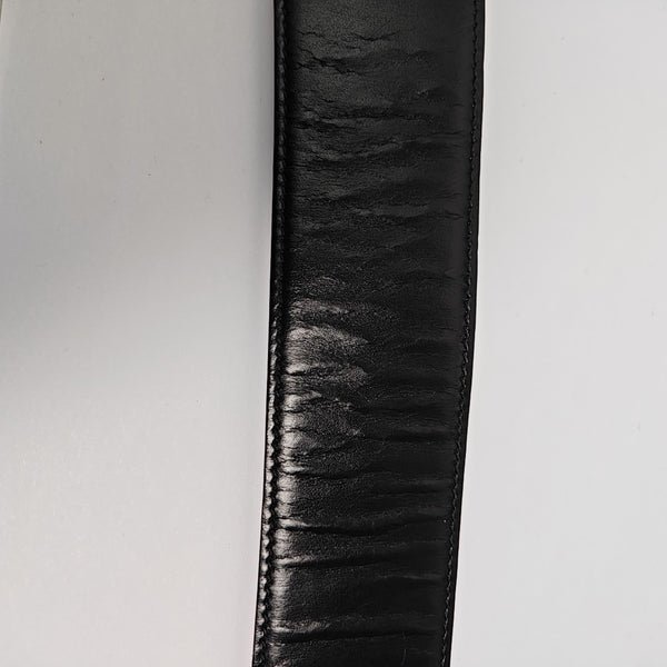 Leather Waist Cincher Black