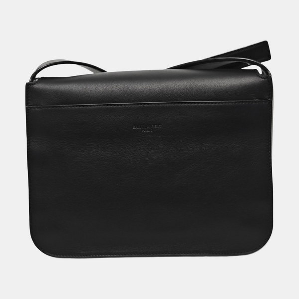 Calfskin Shoulder Bag Black