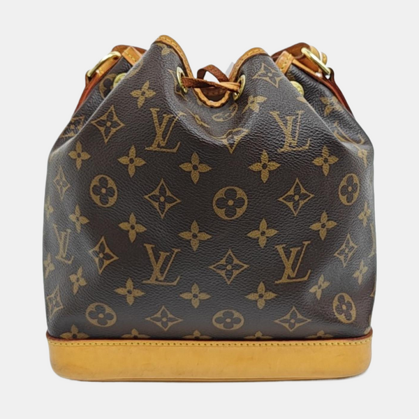 NOÉ BB Monogram Coated Canvas Brown