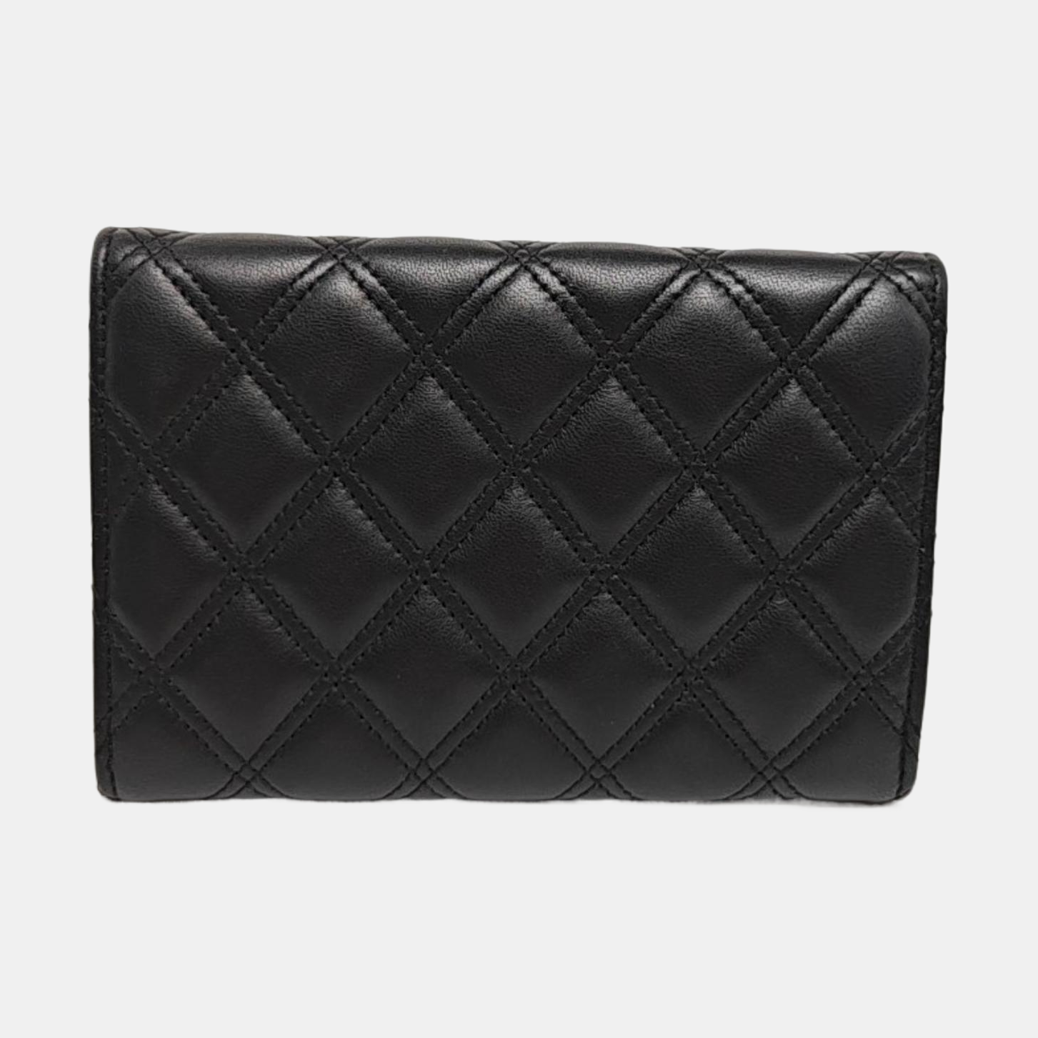 Quilted Lambskin Wallet Black