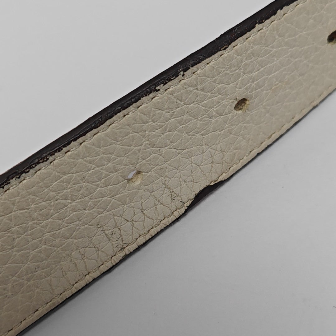 Leather Belt Red