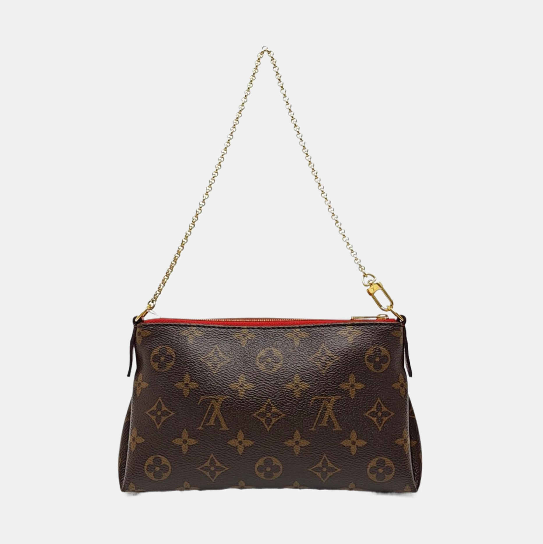 PALLAS BB Monogram Coated Canvas Brown