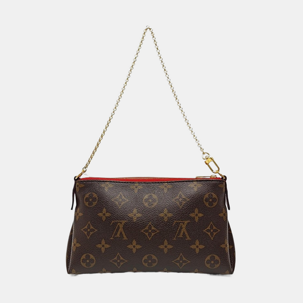 PALLAS BB Monogram Coated Canvas Brown